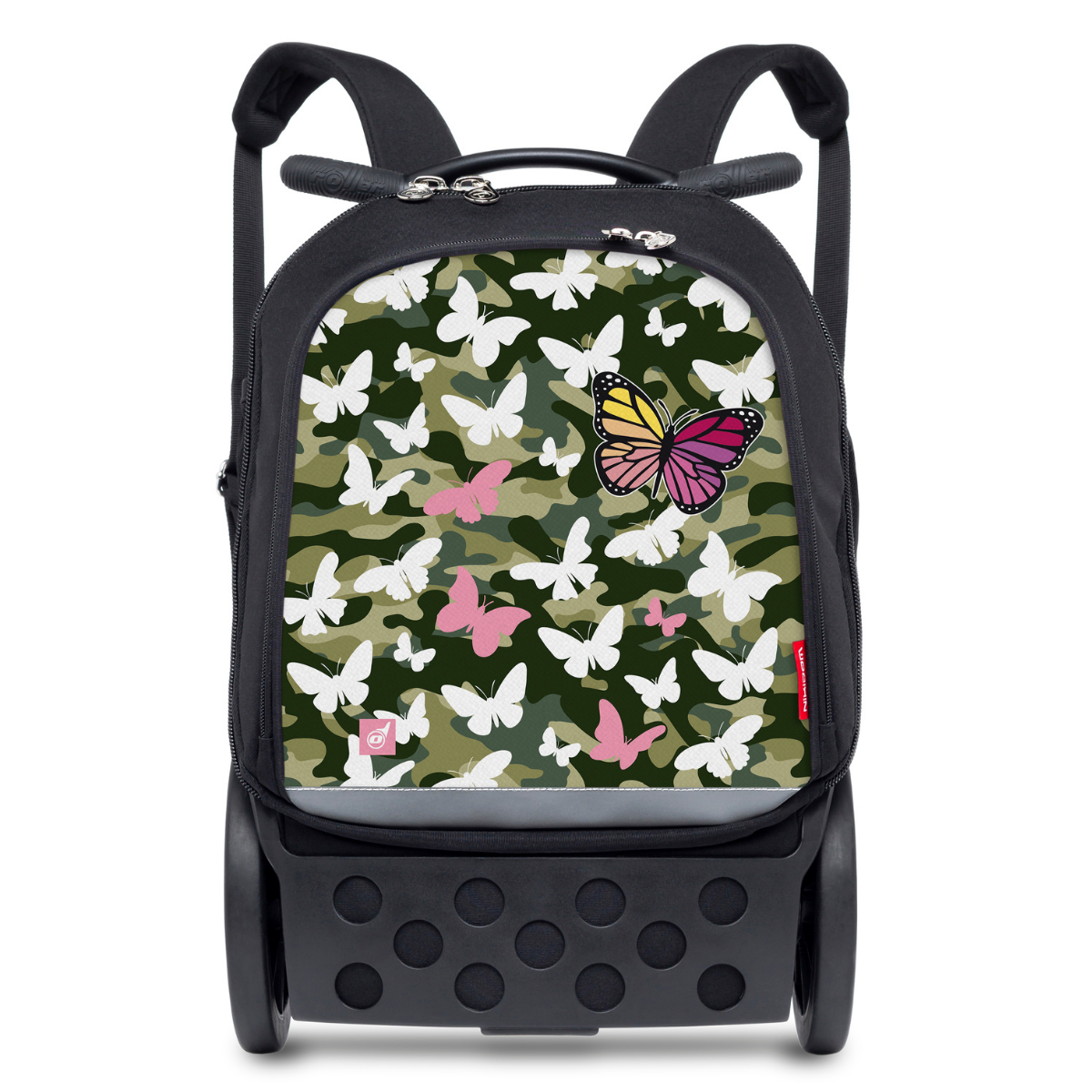Nikidom Roller UP Askılı Çekçek Okul Çantası L // BUTTERFLY CAMO