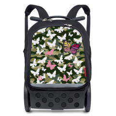 Nikidom Roller UP Askılı Çekçek Okul Çantası L // BUTTERFLY CAMO