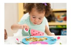 Doddl Çocuklar İçin Çatal Kaşık Bıçak Seti 1-5 Yaş Magenta