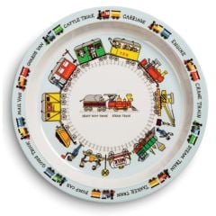 Melamin Mama Tabağı TRAINS