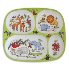 Tyrrell Katz Bebekler için Mini Bölmeli Tabak ''JUNGLE''
