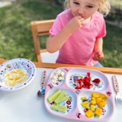 Tyrrell Katz Bebekler için Mini Bölmeli Tabak ''SECRET GARDEN''