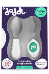 Doddl Çocuklar İçin Çatal Kaşık Seti 1-5 Yaş - Aqua