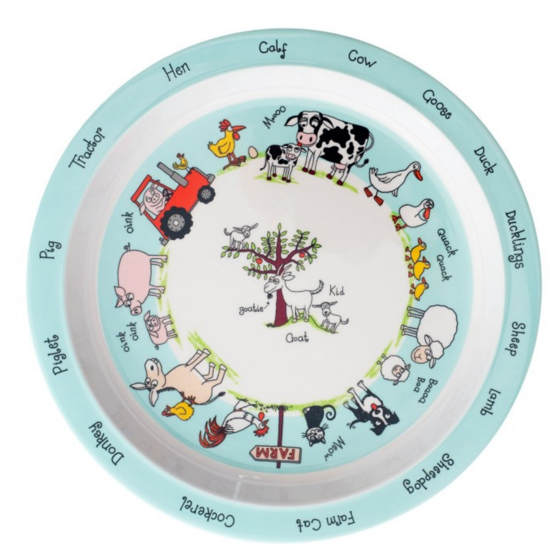 Tyrrell Katz Melamin Mama Tabağı FARMYARD