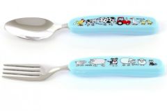 Tyrrell Katz Kutulu Çatal Kaşık Seti Farmyard // Çiftlik Hayvanları