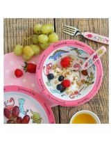 Tyrrell Katz Melamin Mama Tabağı PİNK DİNO