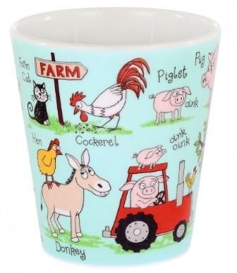 Tyrrell Katz Melamin Alıştırma Bardağı FARMYARD // ÇİTLİK HAYVANLARI