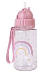 Saro Askılı Pipetli Matara 450ml Rainbow