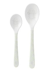 Saro Melamin Mama Kaşığı Seti 2.li Küçük / Büyük Turtle