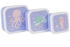 Saro 3 lü Beslenme / Atıştırma Kutusu Ocean Life