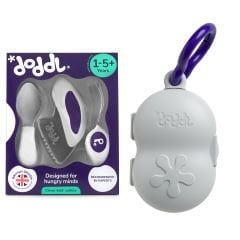 DODDL Çocuklar için Çatal Kaşık Bıçak Seti 3.lü Indigo ve Taşıma Kutusu