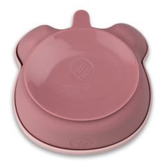 Tum Tum Silikon Vakumlu, Kapaklı Kase ve Kaşık Seti Betsy Bear