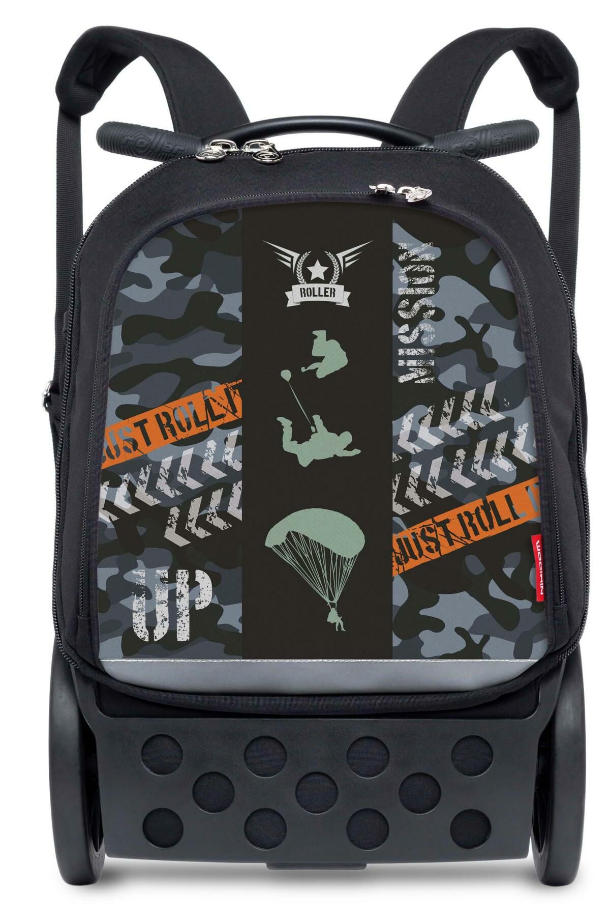 Nikidom Roller Up Askılı Çekçek Okul Çantası L // CAMO