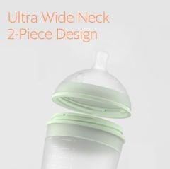 Antikolik Silikon Biberon 150ML YEŞİL