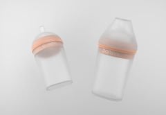 BORRN ANTİKOLİK SİLİKON BİBERON 150ML TURUNCU