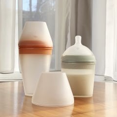 BORRN ANTİKOLİK SİLİKON BİBERON 150ML TURUNCU