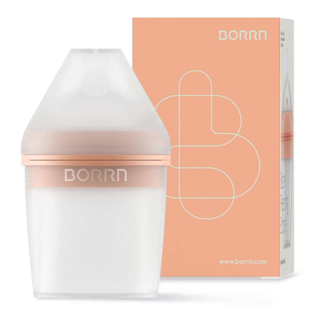 BORRN ANTİKOLİK SİLİKON BİBERON 150ML TURUNCU