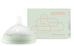 BORRN Antikolik Silikon Biberon Emziği 6-9 Ay Hızlı Akışlı Yeşil