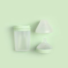 Antikolik Silikon Biberon Emziği Yavaş Akışlı Yenidoğan 0-3 Ay Yeşil