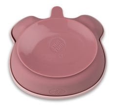 TumTum Silikon Alıştırma Bardağı / Vakumlu Mama Kasesi / Kutulu Mama Kaşık ve Çatal Seti Betsy Bear