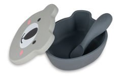 TumTum Silikon Alıştırma Bardağı / Vakumlu Mama Kasesi / Kutulu Mama Kaşık ve Çatal Seti Kev Koala