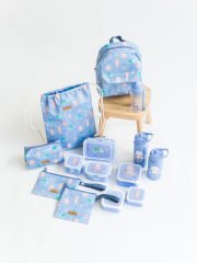 Saro 350ml  Yalıtımlı Paslanmaz Çelik Pipetli Matara / Suluk Termos Ocean Life