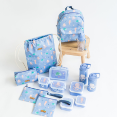 Saro 500ml  Yalıtımlı Paslanmaz Çelik Pipetli Matara / Suluk Termos Ocean Life