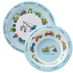 Melamin Mama Tabağı - Mama Kasesi // Trucks - İş Makinaları