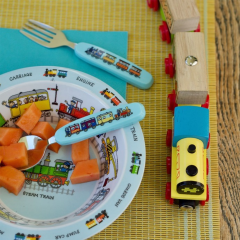 Melamin Mama Tabağı - Mama Kasesi // Trains