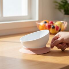 Vakumlu Kaymaz Mama Kasesi Dusky Rose