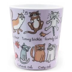 Tyrrell Katz Melamin Alıştırma Bardağı CATS / KEDİLER